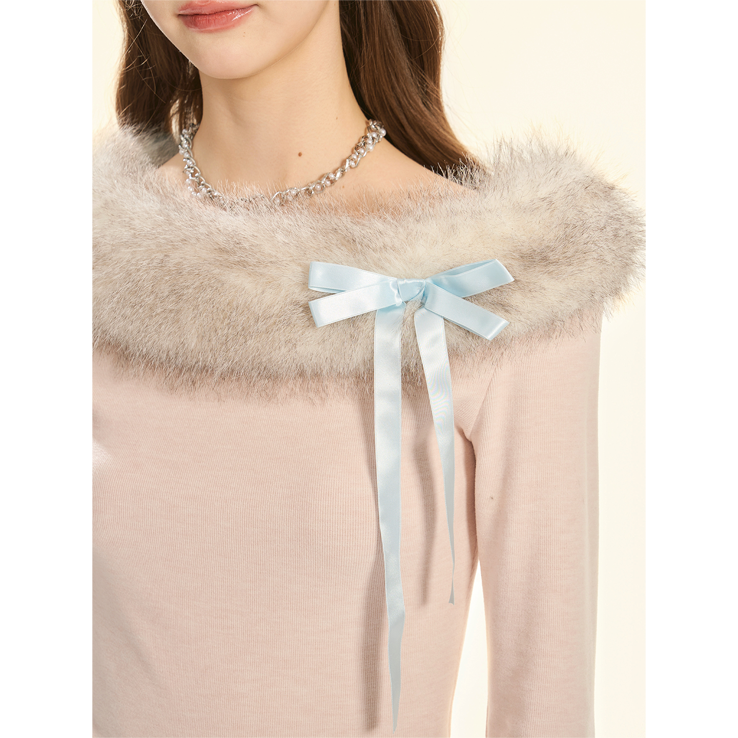 Baby Pink Shoulder Top