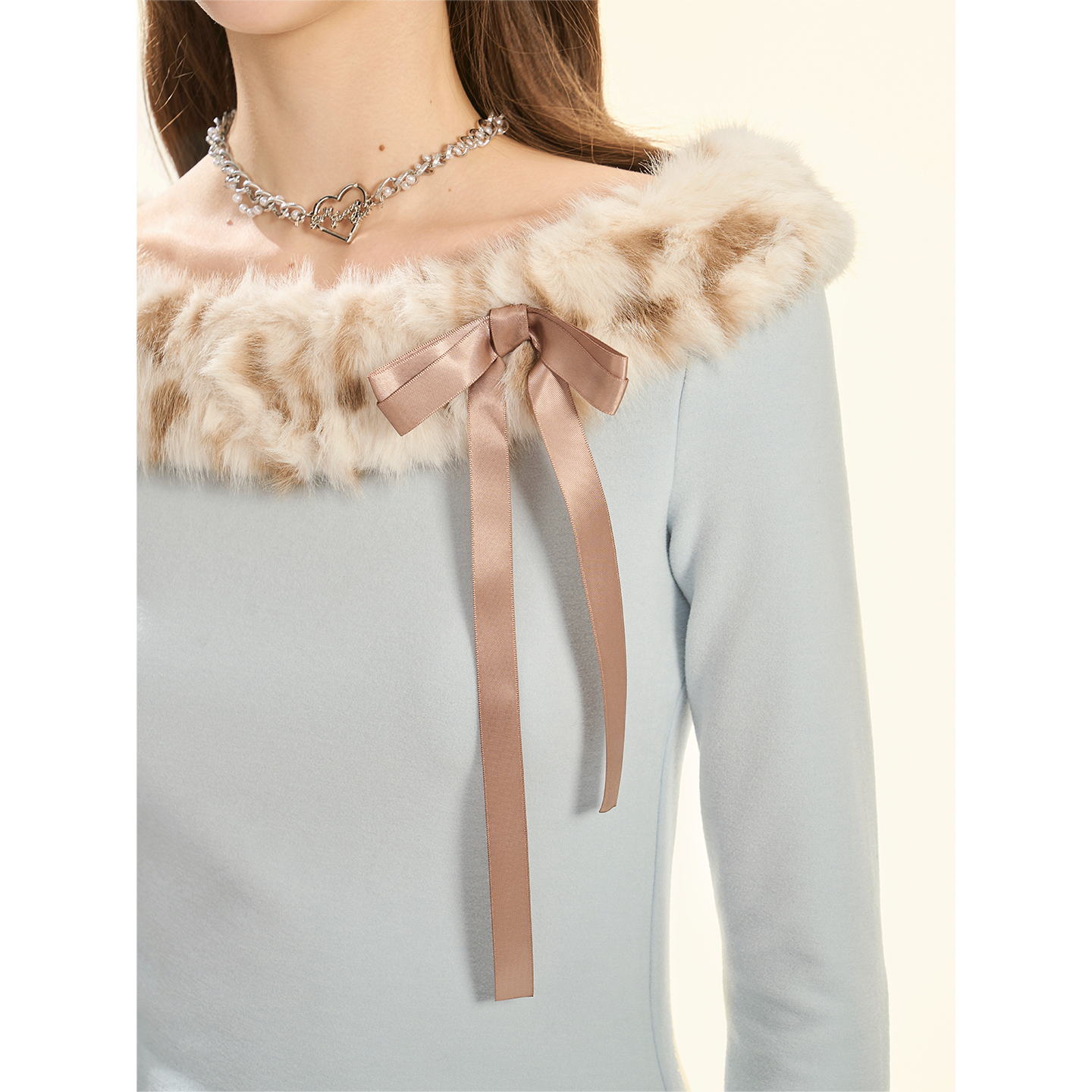 Baby Blue Shoulder Top